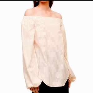 Aritzia Babaton BROOKER off shoulder BLOUSE